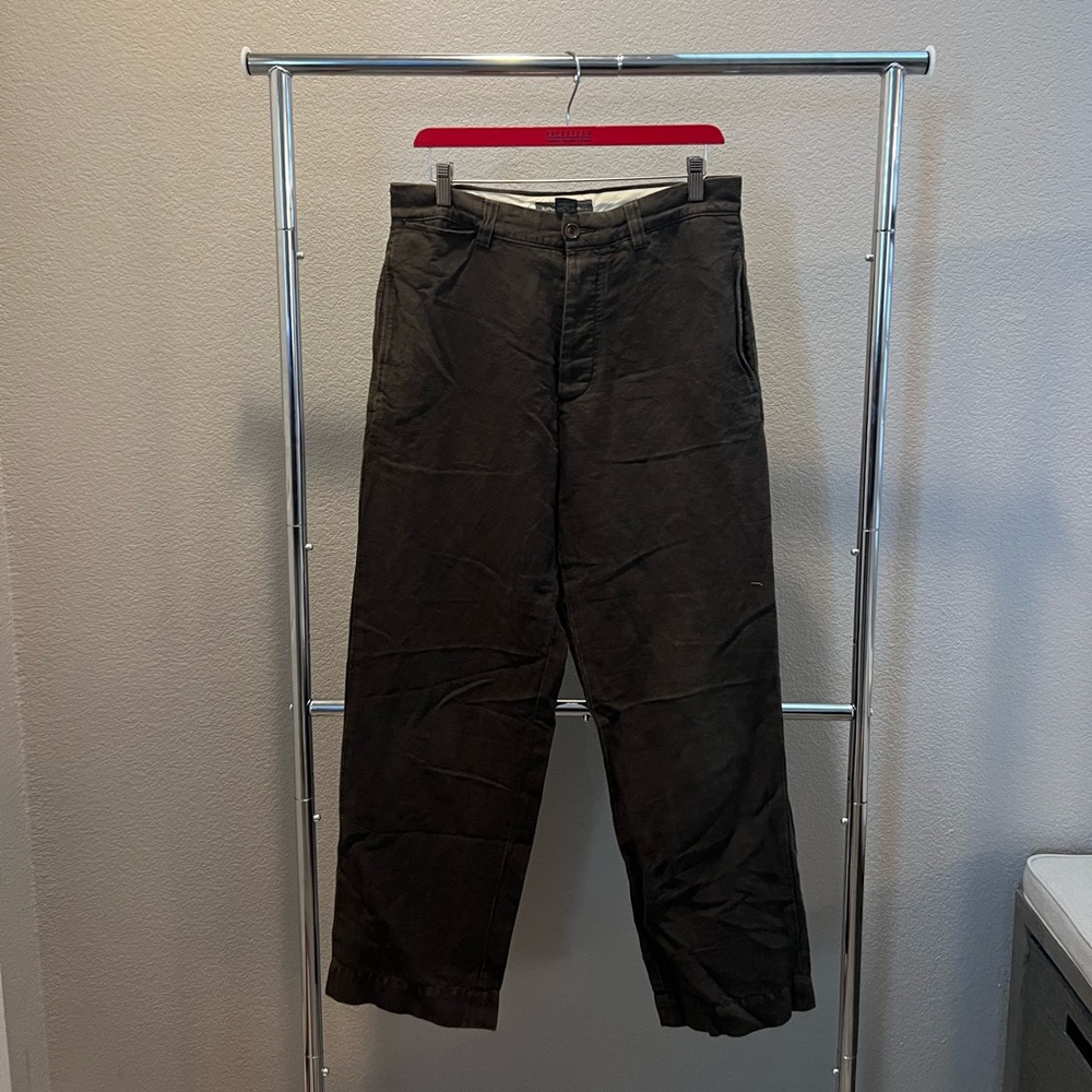 Banana Republic Dark Brown Linen Trousers